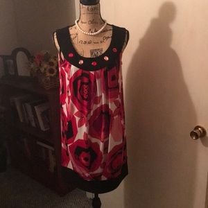 Floral Dress with jewel accents